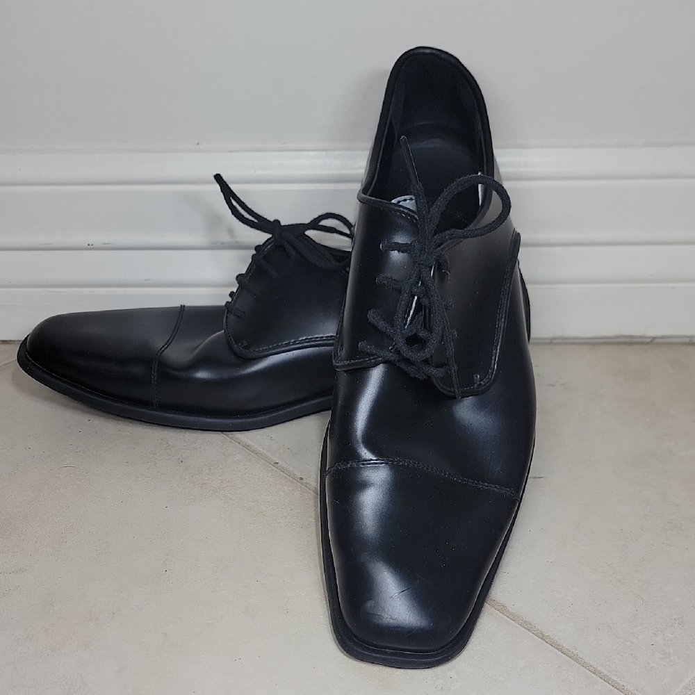 Black Oxford Shoe Classic Black Men's Dress Shoes